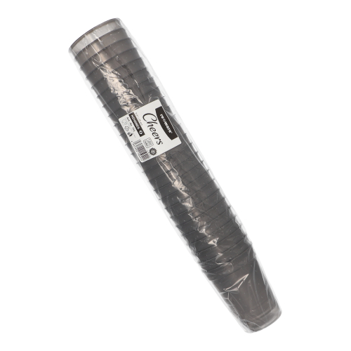 PAPSTAR Pro Pac Mehrweg-Trinkbecher PP 0,4 l Ø 9,5 cm, 12,1 cm grau, 16 x 25 Stück