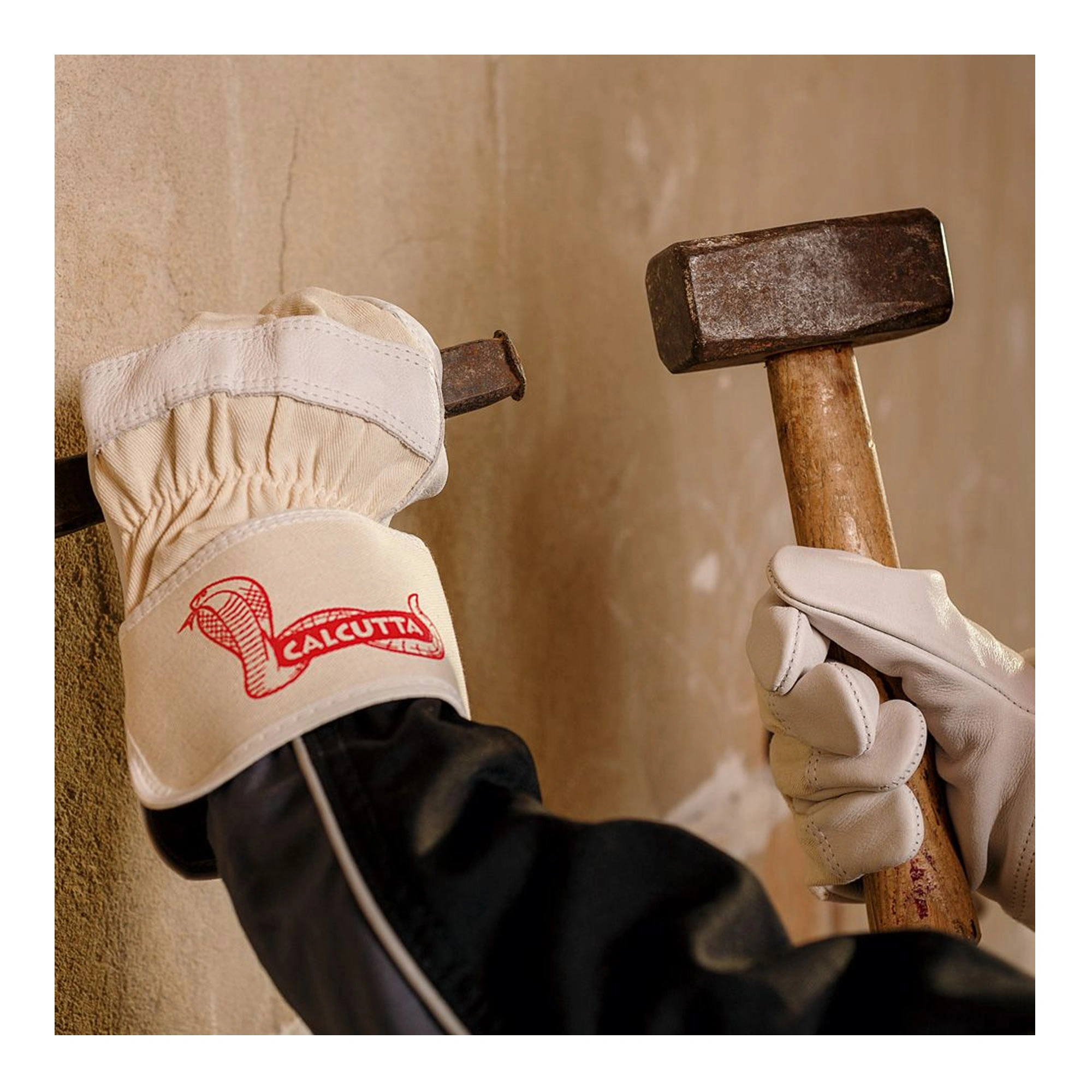 Stronghand Calcutta 0157 Arbeitshandschuhe aus Rindvollleder natur, VE 120 Paar
