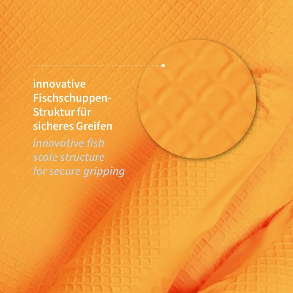 Hygostar Power Grip Light Nitrilhandschuhe orange puderfrei, VE 1000 Stück