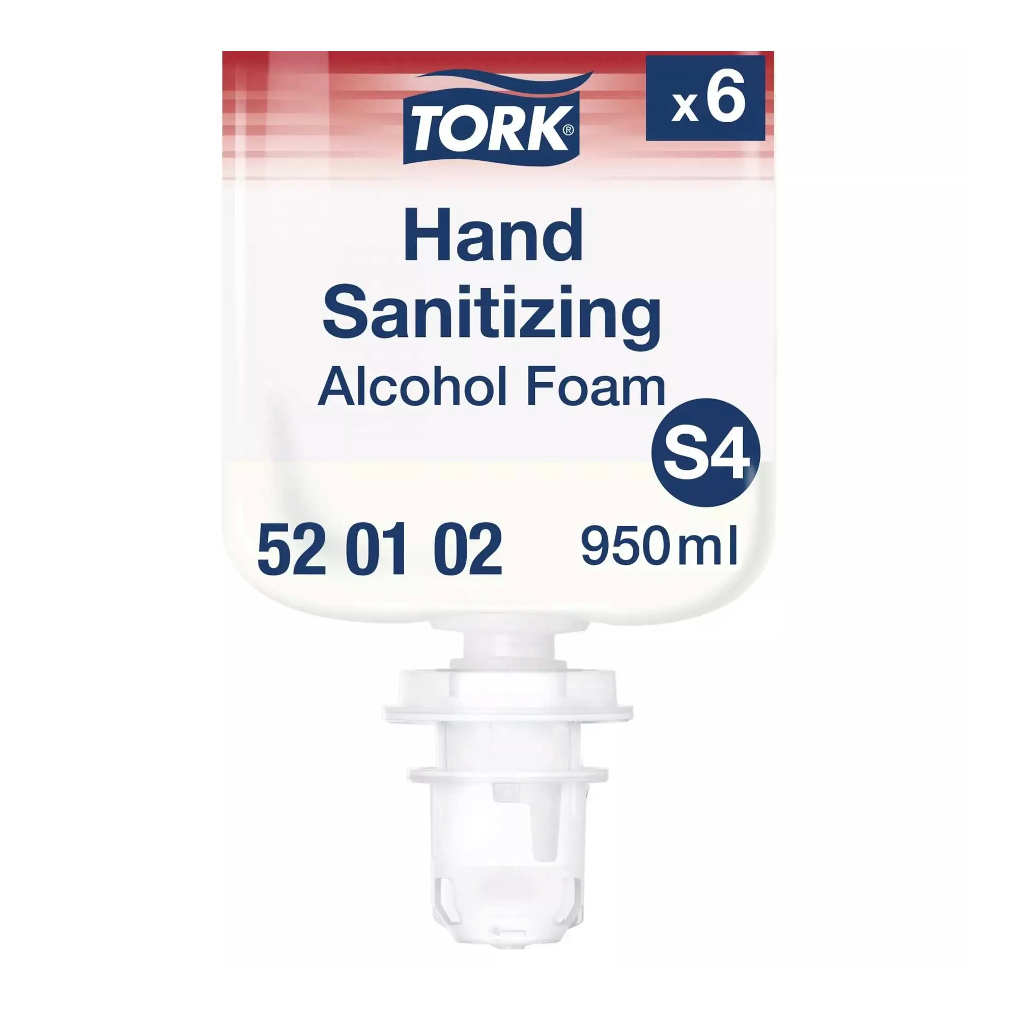 Tork 520102 Alkohol Händedesinfektionsschaum S4 VE 6 x 950 ml
