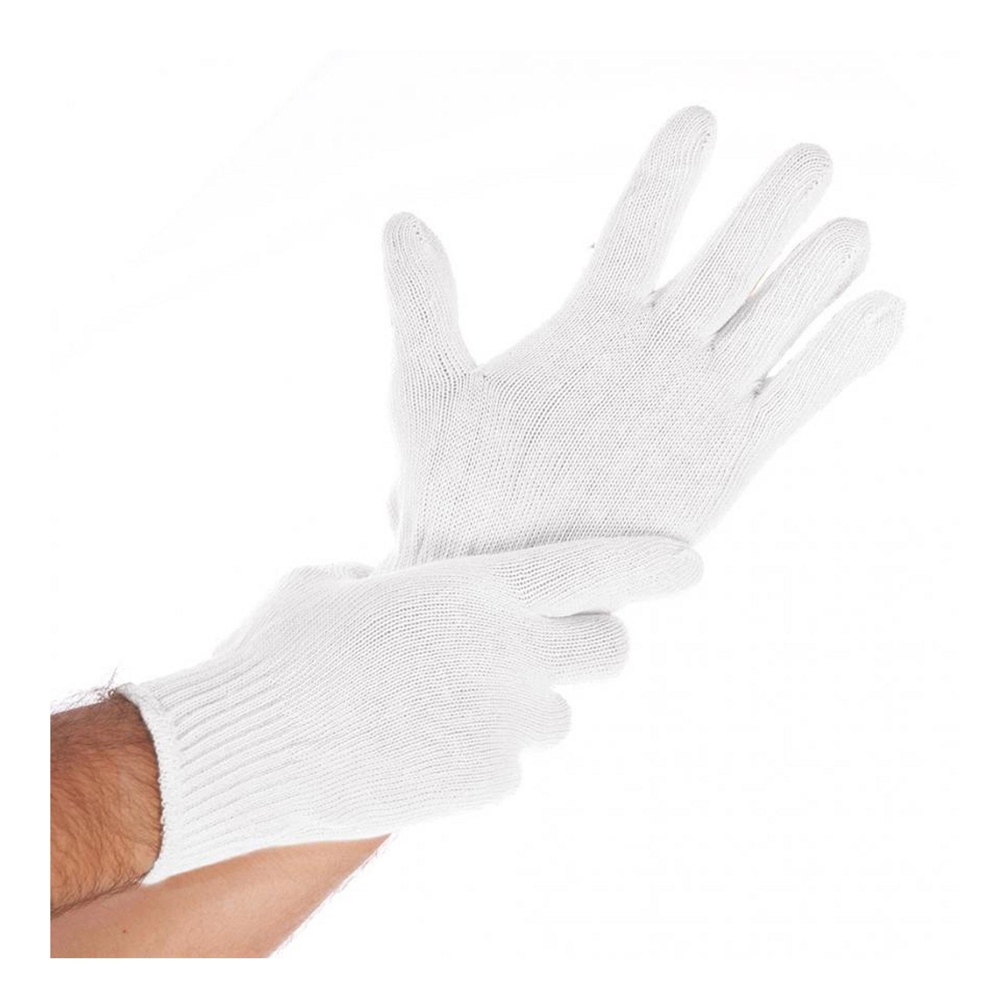 Hygonorm Cuff Light Baumwollhandschuhe weiß, VE 600 Paar