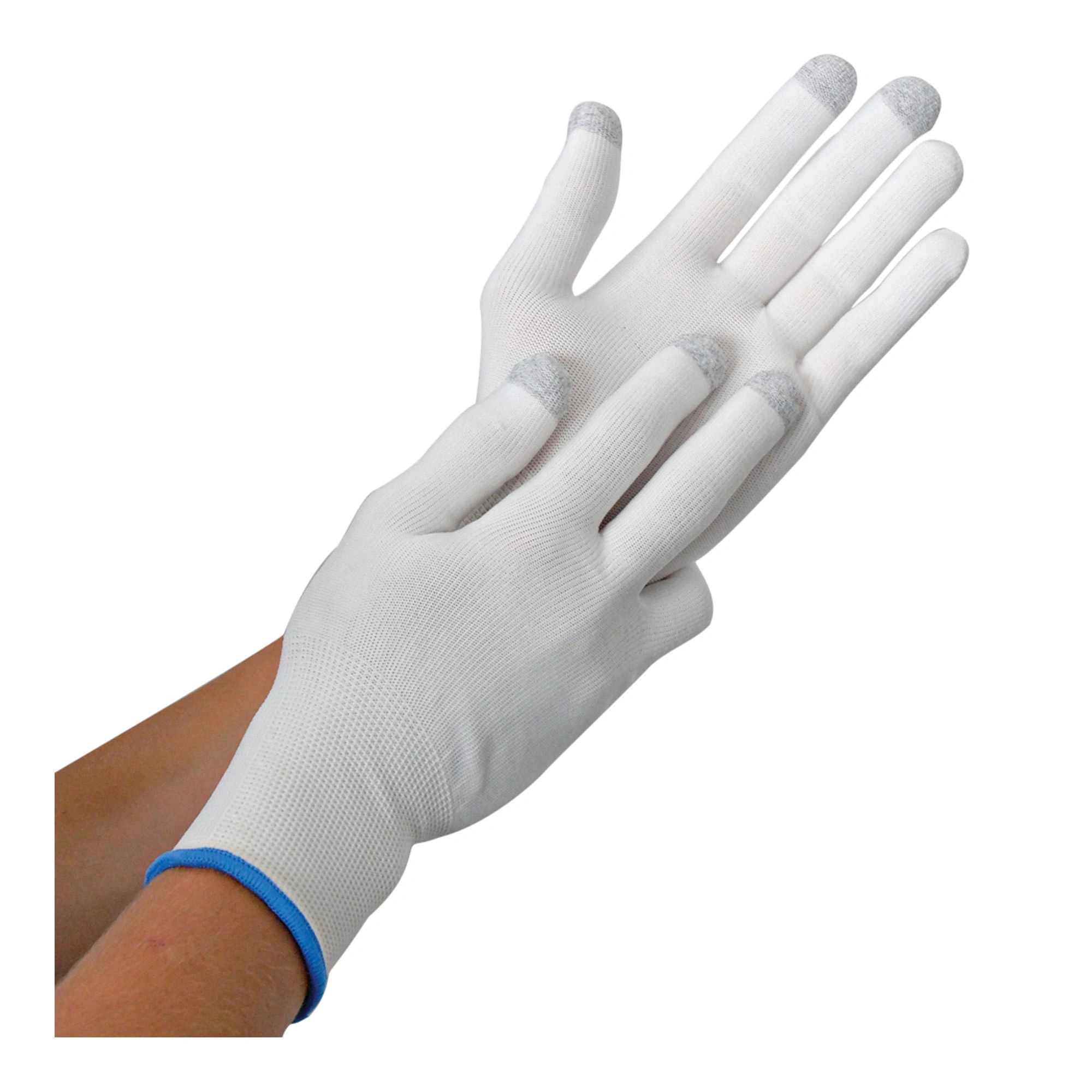 Hygostar Ultra Flex Touch Touchscreen-Handschuhe mit Carbon-Beschichtung weiß, VE 120 Paar