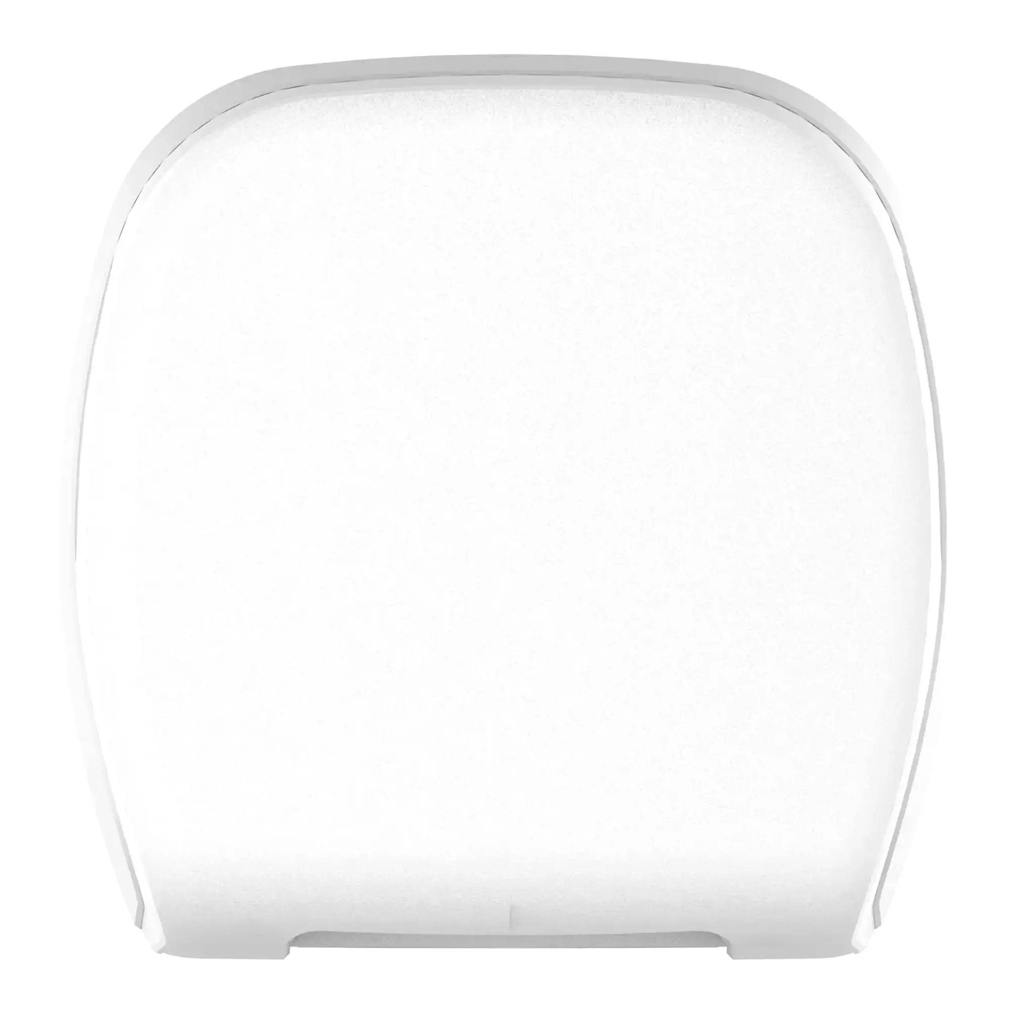 Weißer Wand-Papierhandtuchspender mit abgerundeten Kanten für Falthandtücher, hygienischer Handtuchspender für Waschraum und Sanitärbereich