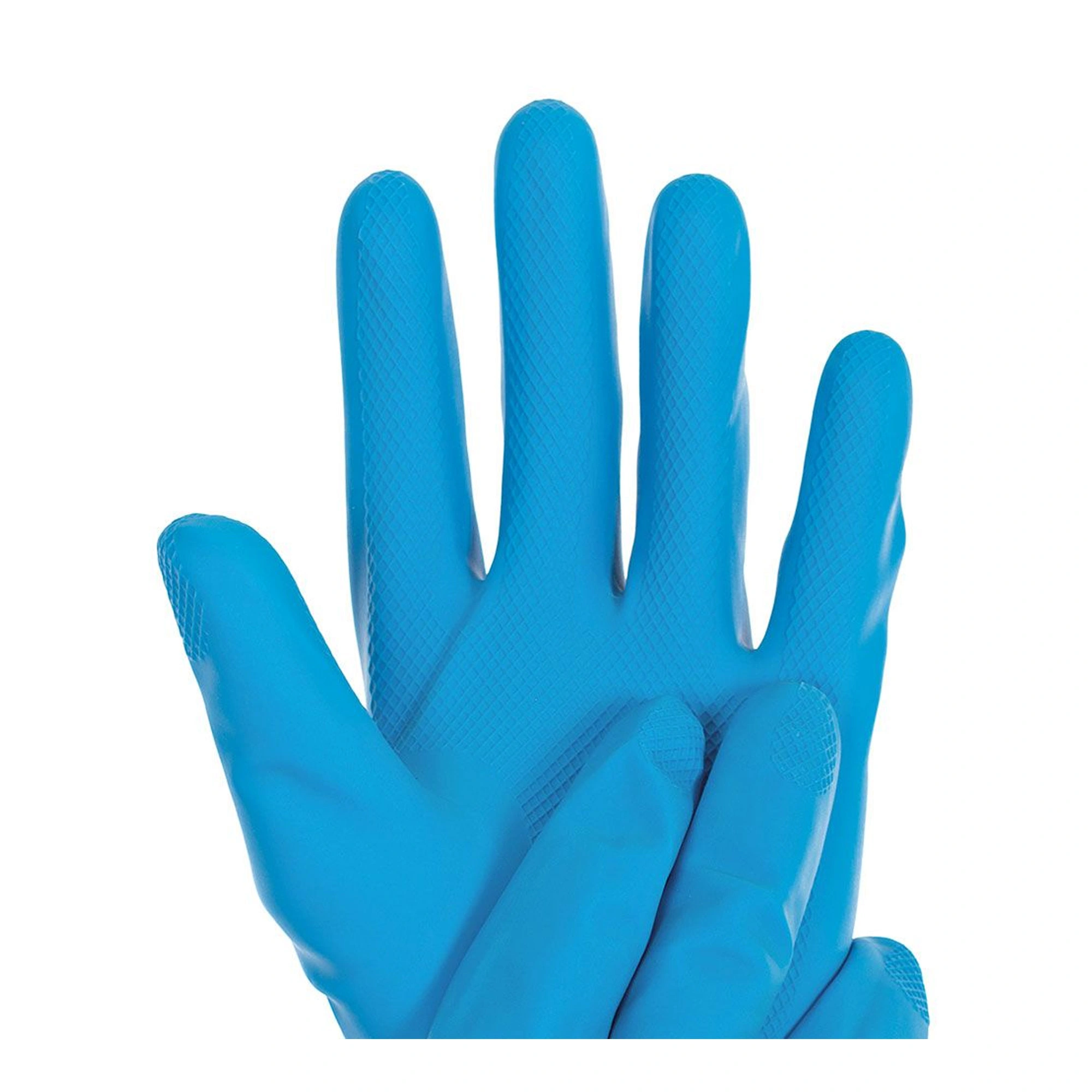 Hygostar Smooth Blue Chemikalienschutzhandschuhe mit Latex-Beschichtung blau, VE 10 Paar