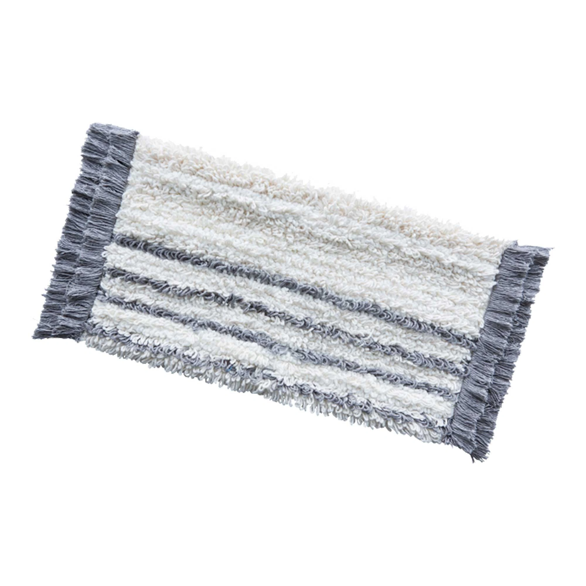 Vermop Twixter MF1 Mopp 40 cm, Doppelmopp-Wischbezug aus 27 % Baumwolle und 73 % Polyester, hohe Gleitfähigkeit und beständig gegen Desinfektionsmittel, passend für Vermop Twixter Wischsystem