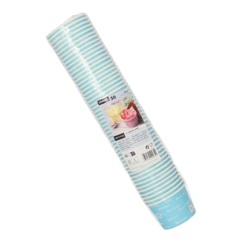 Starpak Eisbecher, Pappe rund 100 ml Ø 7,5 cm, 4,9 cm blau "Icelove", 20 x 50 Stück