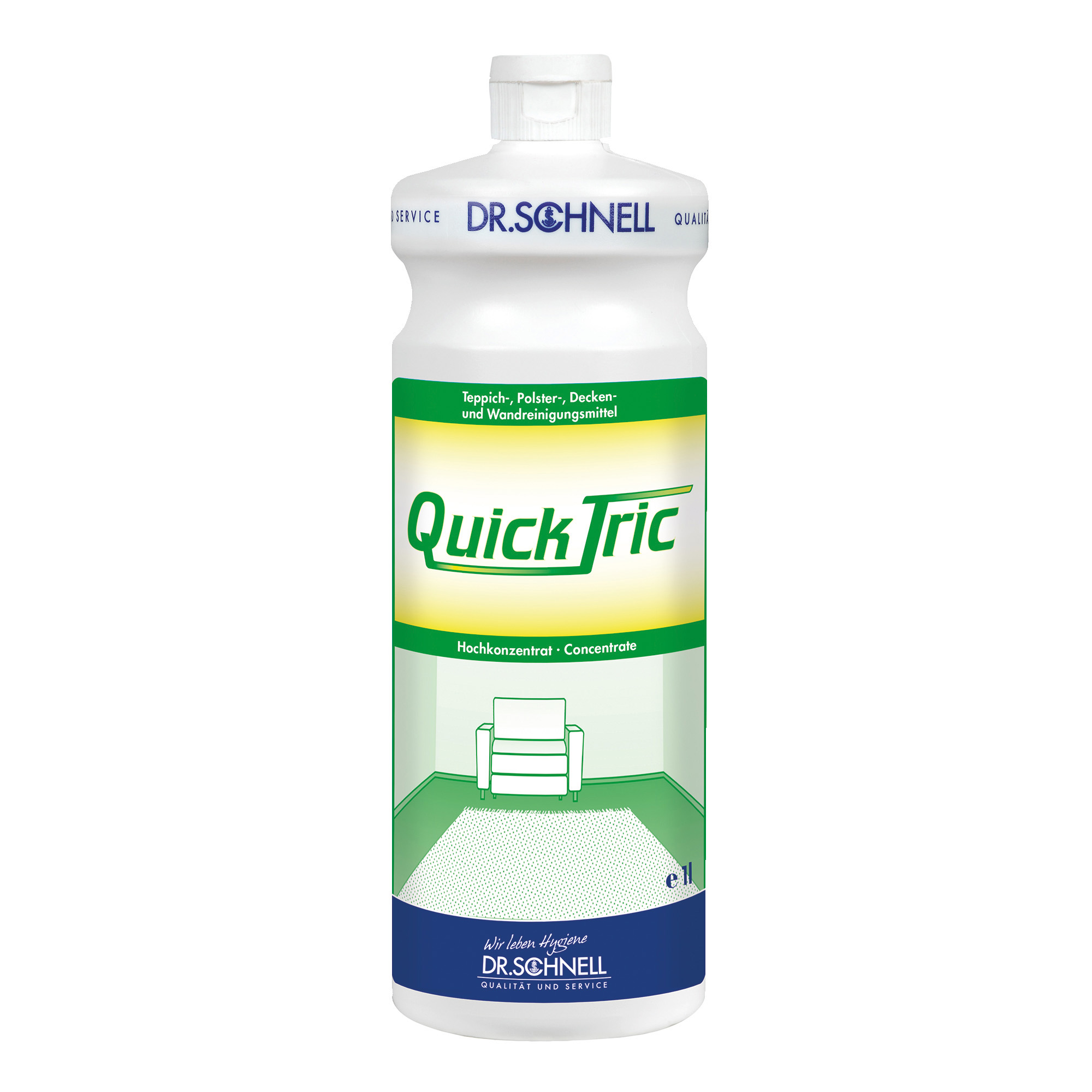 Dr. Schnell Quick Tric Teppich-, Polster-, Decken- Wandreinigungsmittel 1 Liter Flasche 00634_1