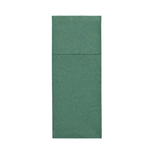 PAPSTAR Servietten "ROYAL Collection" 40 cm x 30 cm in Dunkelgrün mit Besteckfalz aus stoffähnlichem Premium-Tissue, FSC-zertifiziert, Art.-Nr. 87785