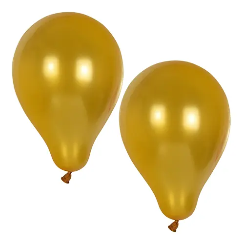 PAPSTAR 10 Luftballons Ø 25 cm gold
