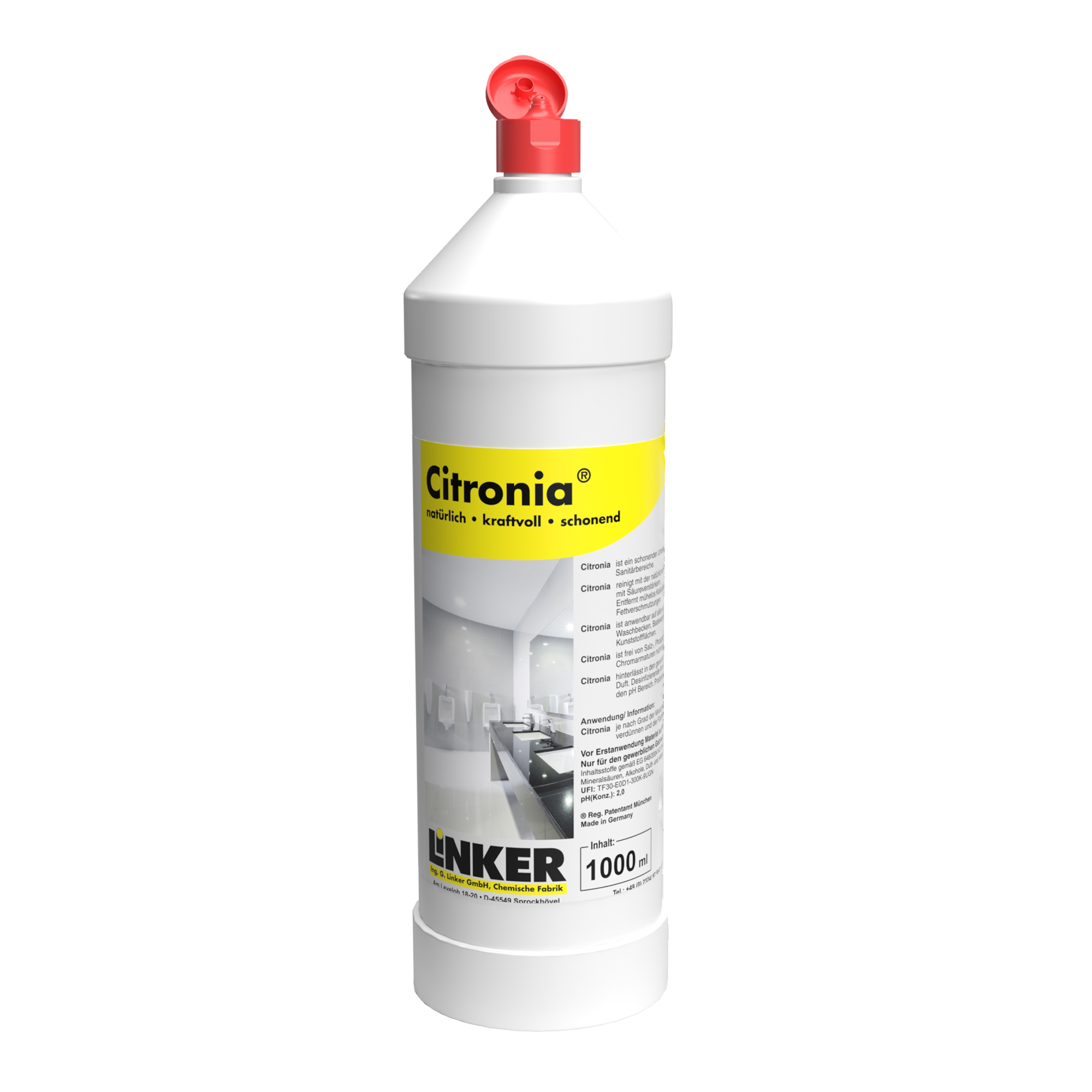 Linker Sanitärreiniger Citronia 1 Liter Flasche 011-1-1_1