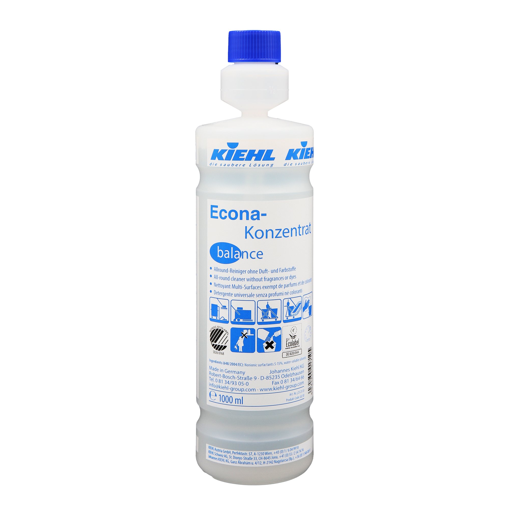 Kiehl Econa-Konzentrat balance Allround-Reiniger 1 Liter Flasche j252302_1