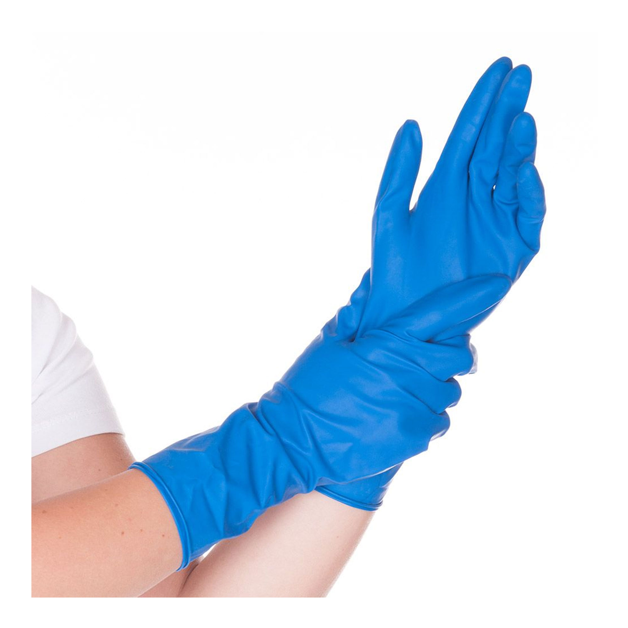 Hygostar High Risk Chemikalienschutzhandschuhe blau, VE 500 Stück