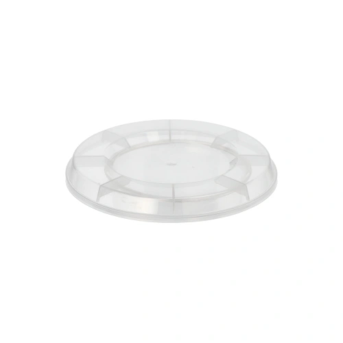 Starpak Mehrweg-Deckel rund Ø 11 cm, 1,3 cm transparent für Eis- und Dessertschalen, 10 x 25 Stück