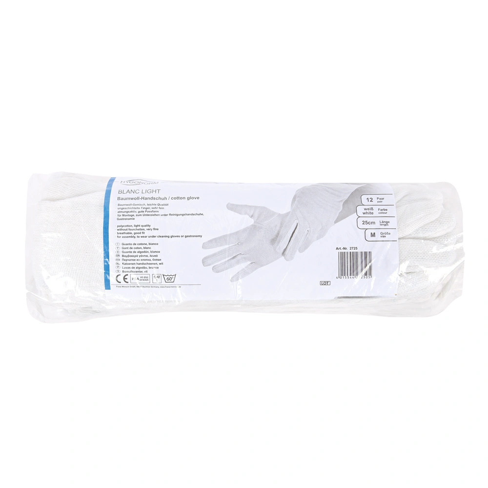 Hygonorm Blanc Light Baumwollhandschuhe weiß, VE 600 Paar