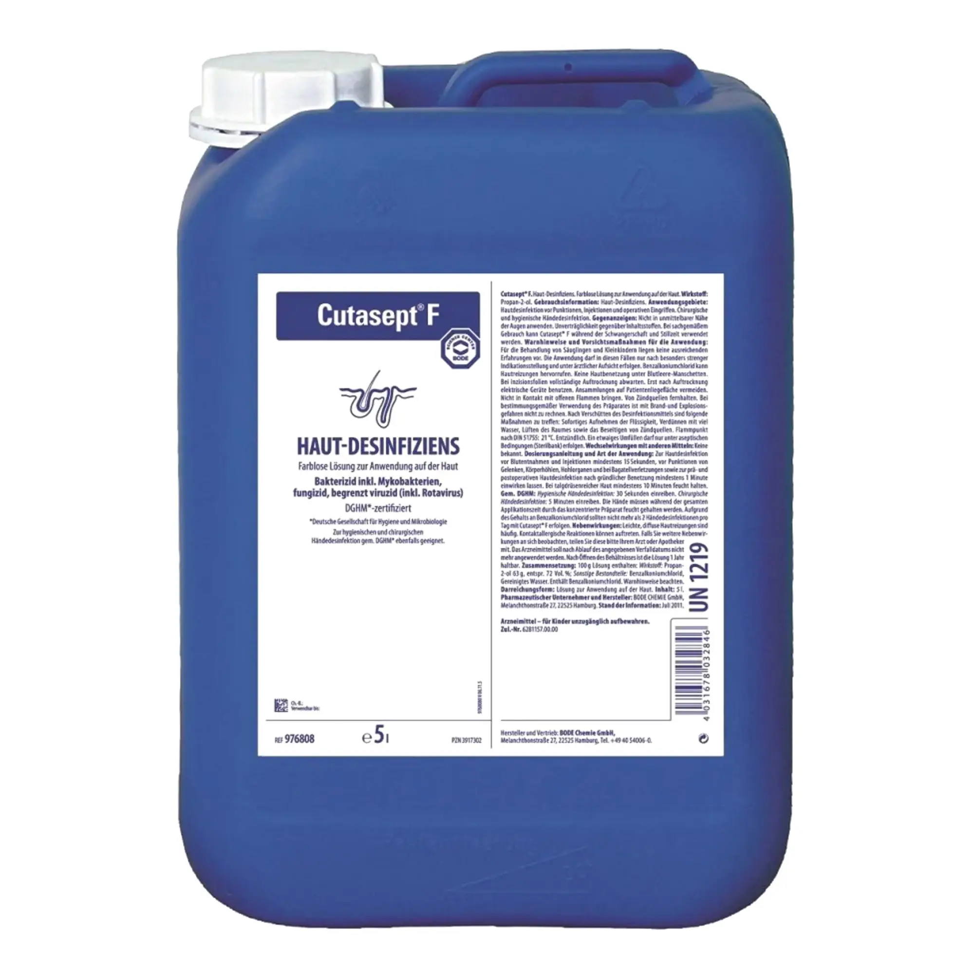 Bode Cutasept F Hautantiseptikum farblos 5 Liter Kanister 976808_1