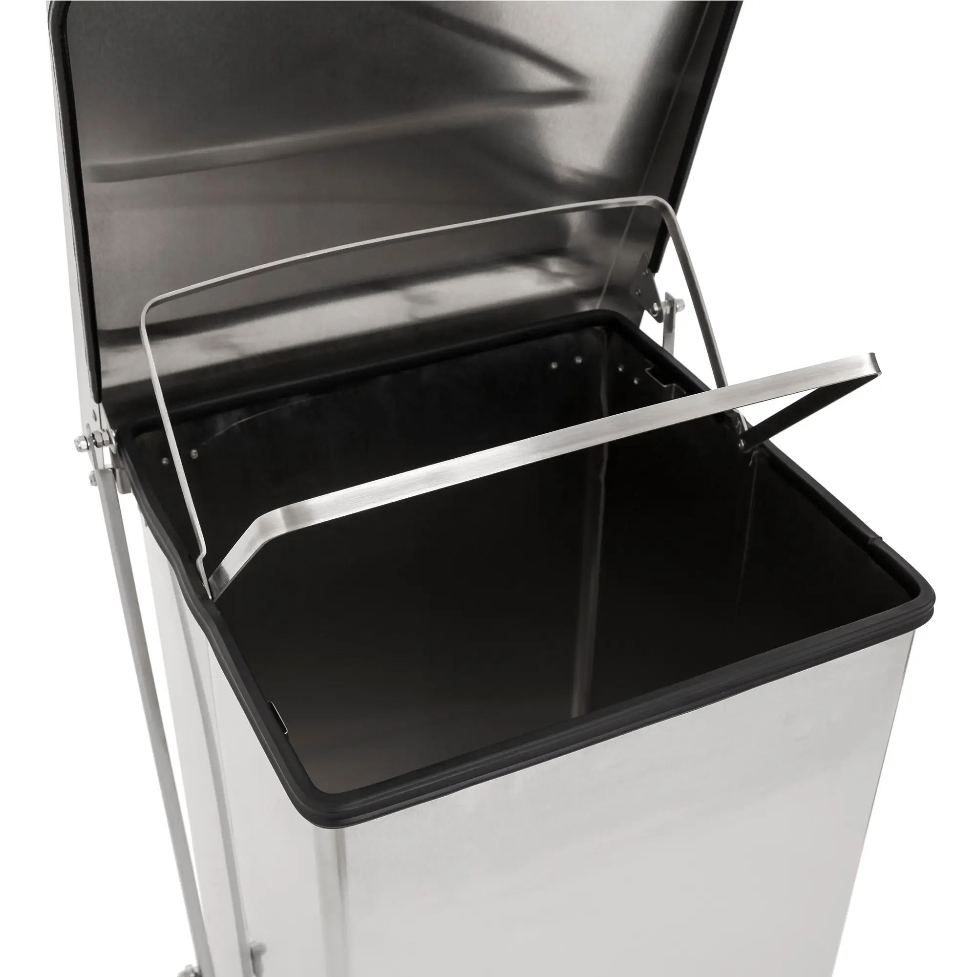 V-Part Industrieller Tritt-Mülleimer 90 Liter