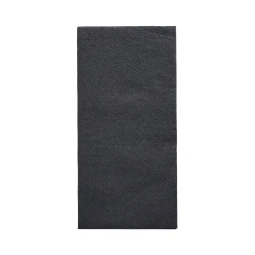 PAPSTAR Servietten "DAILY Collection" 1/8-Falz 32 x 32 cm schwarz aus Tissue, FSC-zertifiziert, schwarze Tischserviette für Gastronomie und Haushalt, Artikelnummer 85335