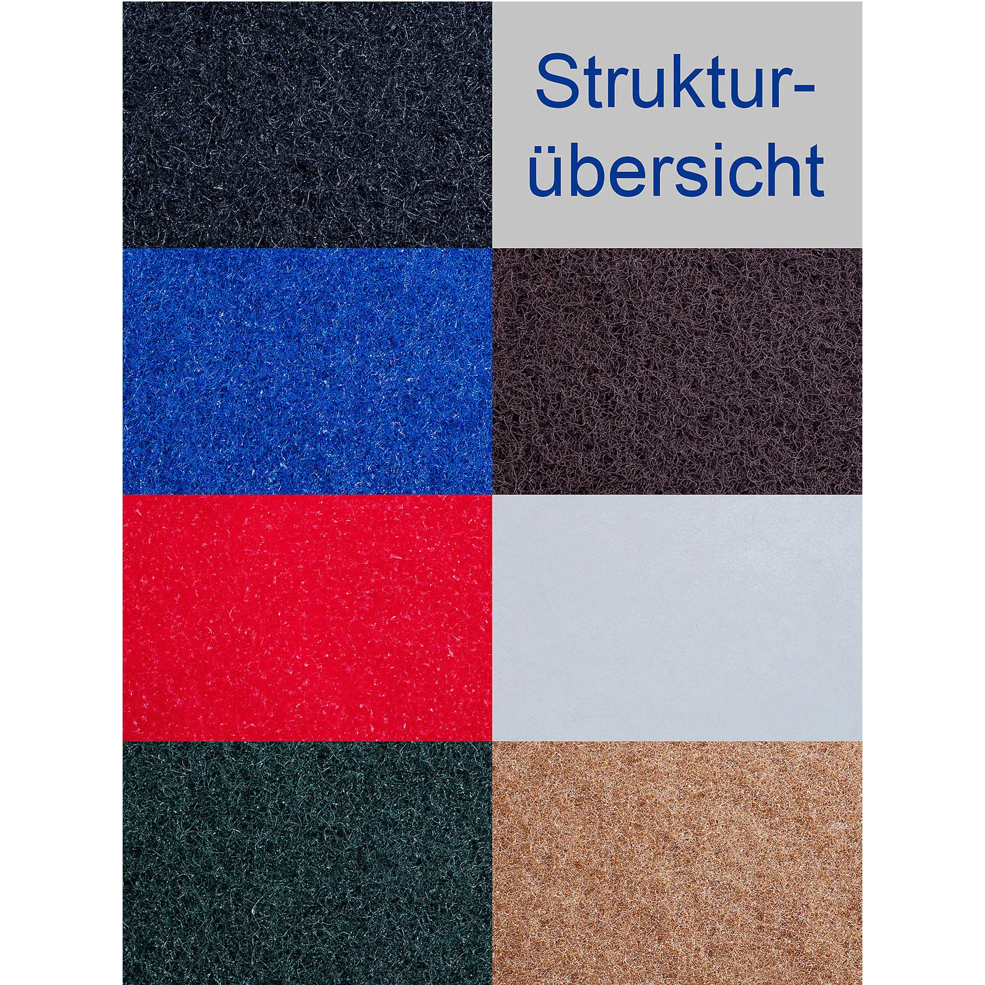Maschinenpads Superpads 305 mm 12" von Floorstar, verschiedene Farben und Härten für Scheuersaugmaschinen und Einscheibenmaschinen, Strukturübersicht