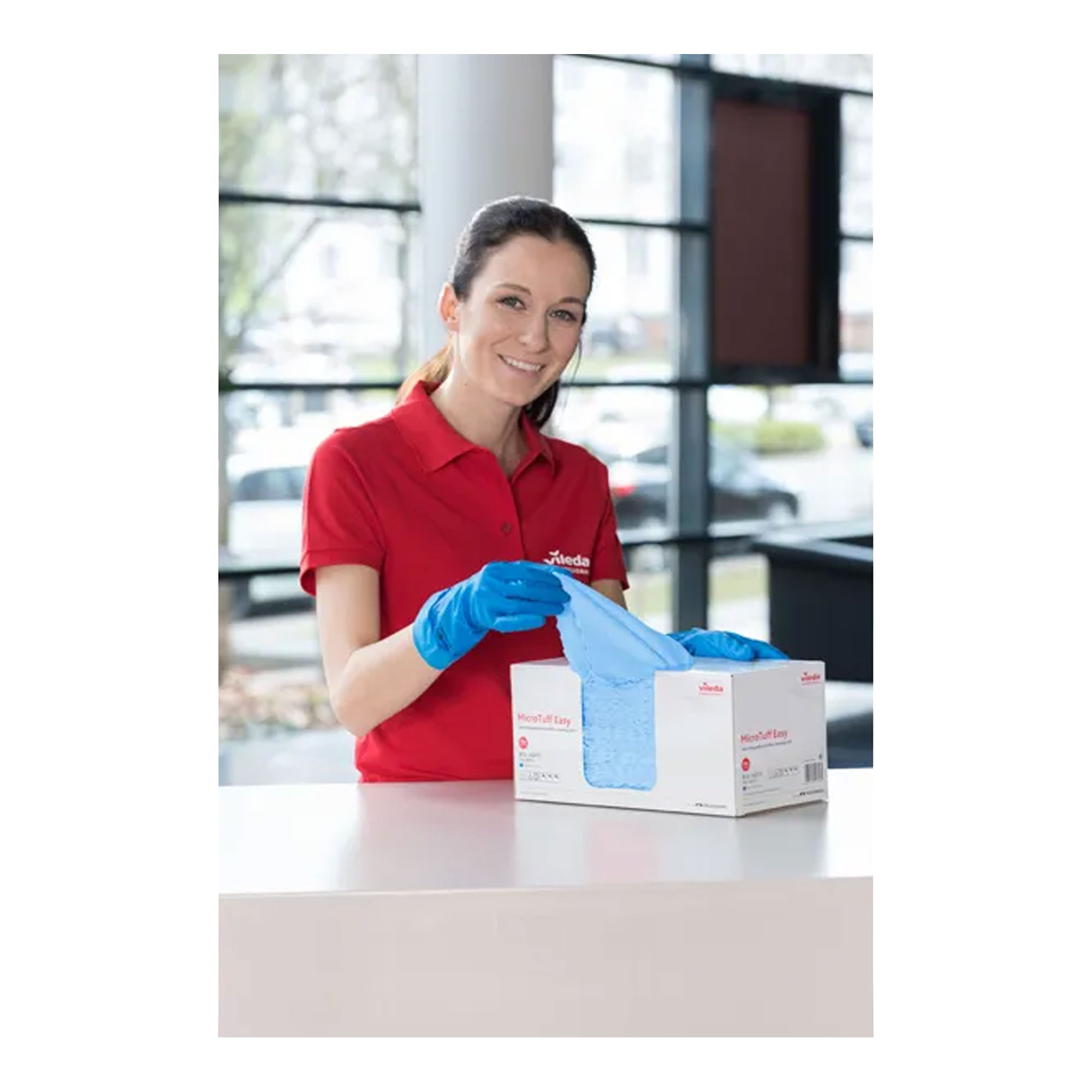 Vileda Microfasertuch MicroTuff Easy, 50 Stück