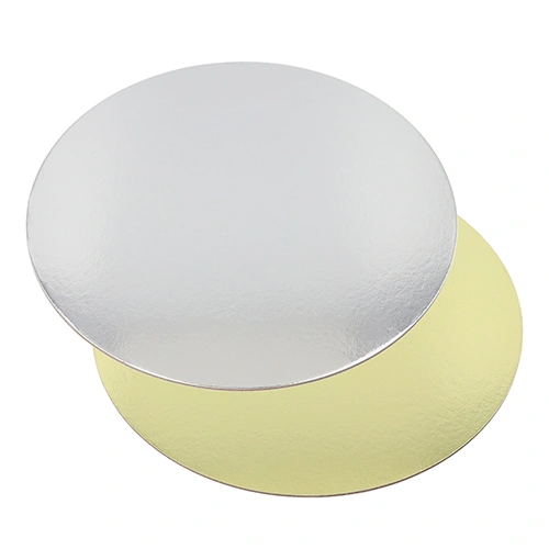 Starpak Tortenplatten rund Ø 30 cm, 0,3 cm gold/silber, 2 x 25 Stück