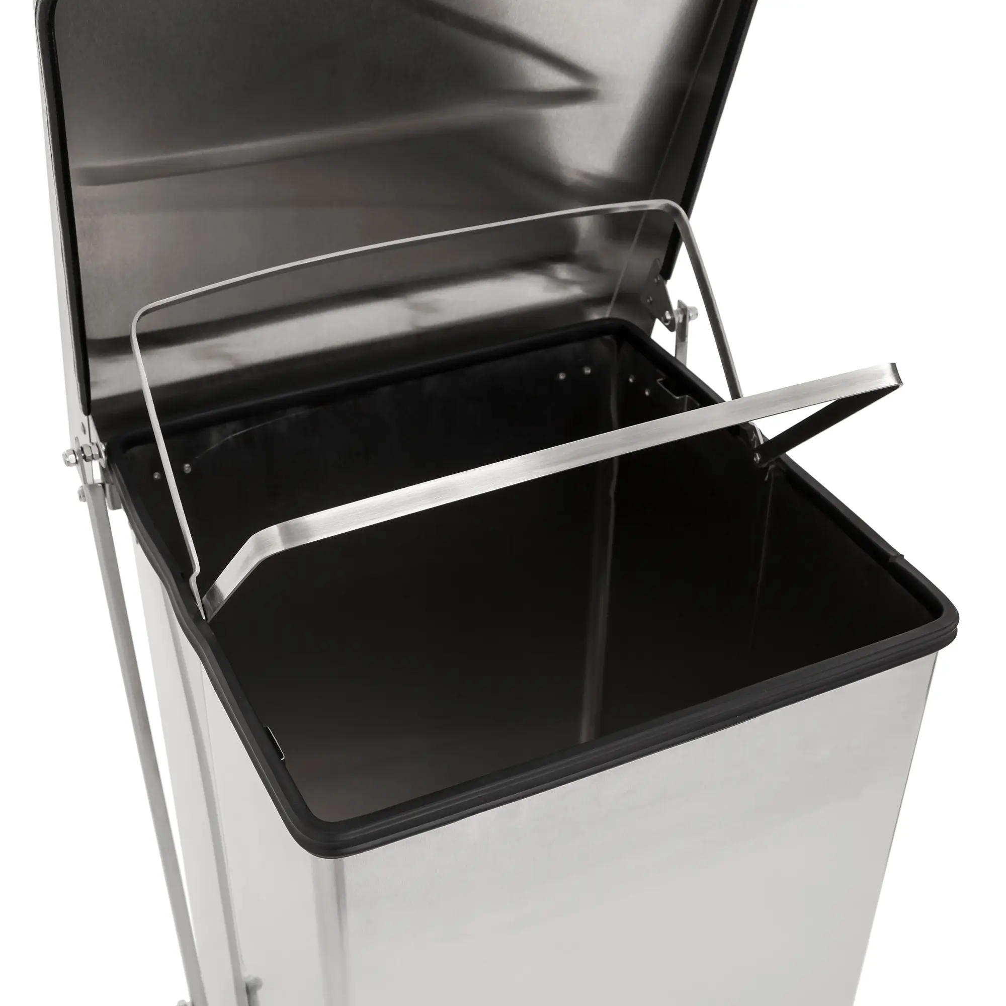 V-Part Industrieller Tritt-Mülleimer 152 Liter