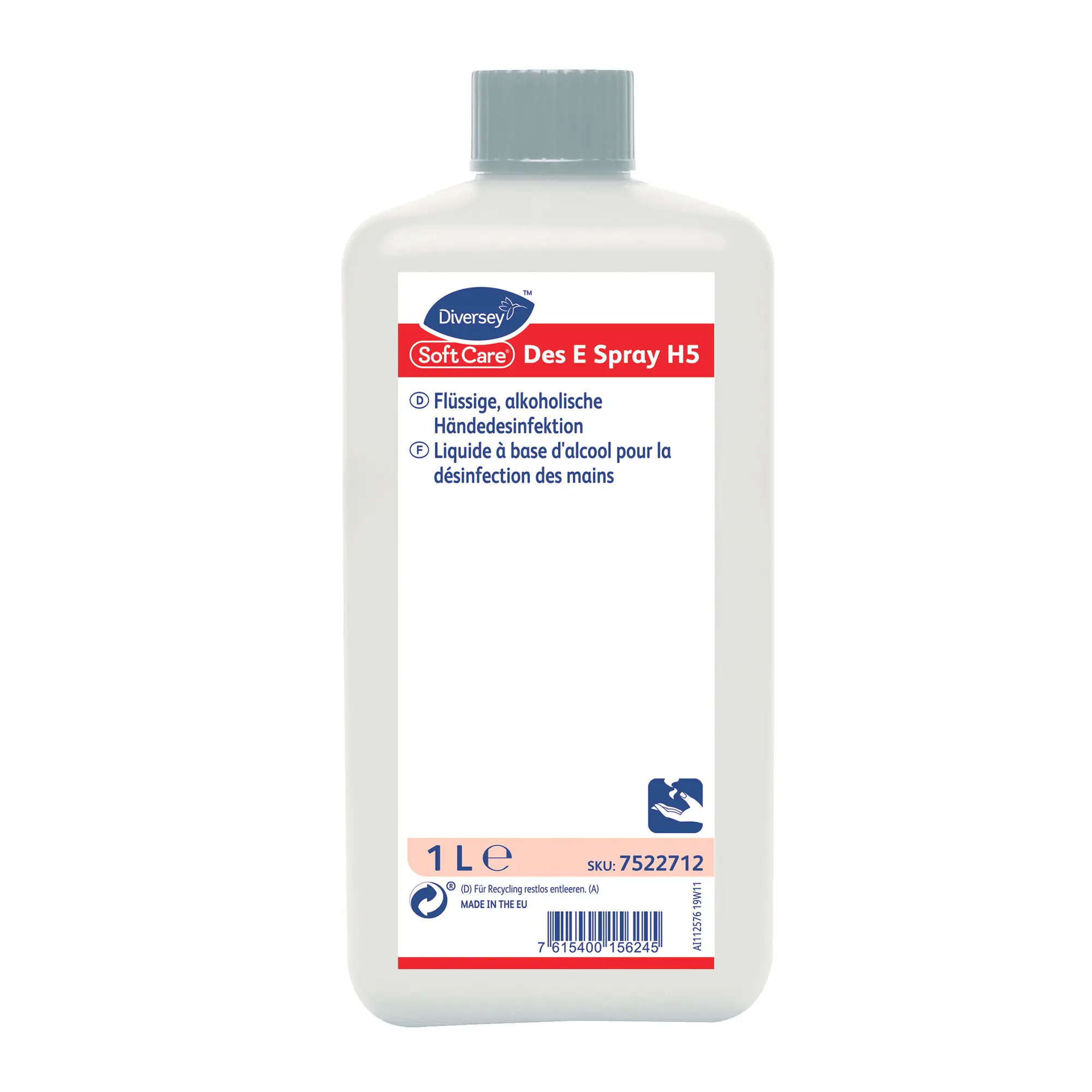 Soft Care Des E Spray H5 Händedesinfektionsmittel 1 Liter Flasche 7522712_1