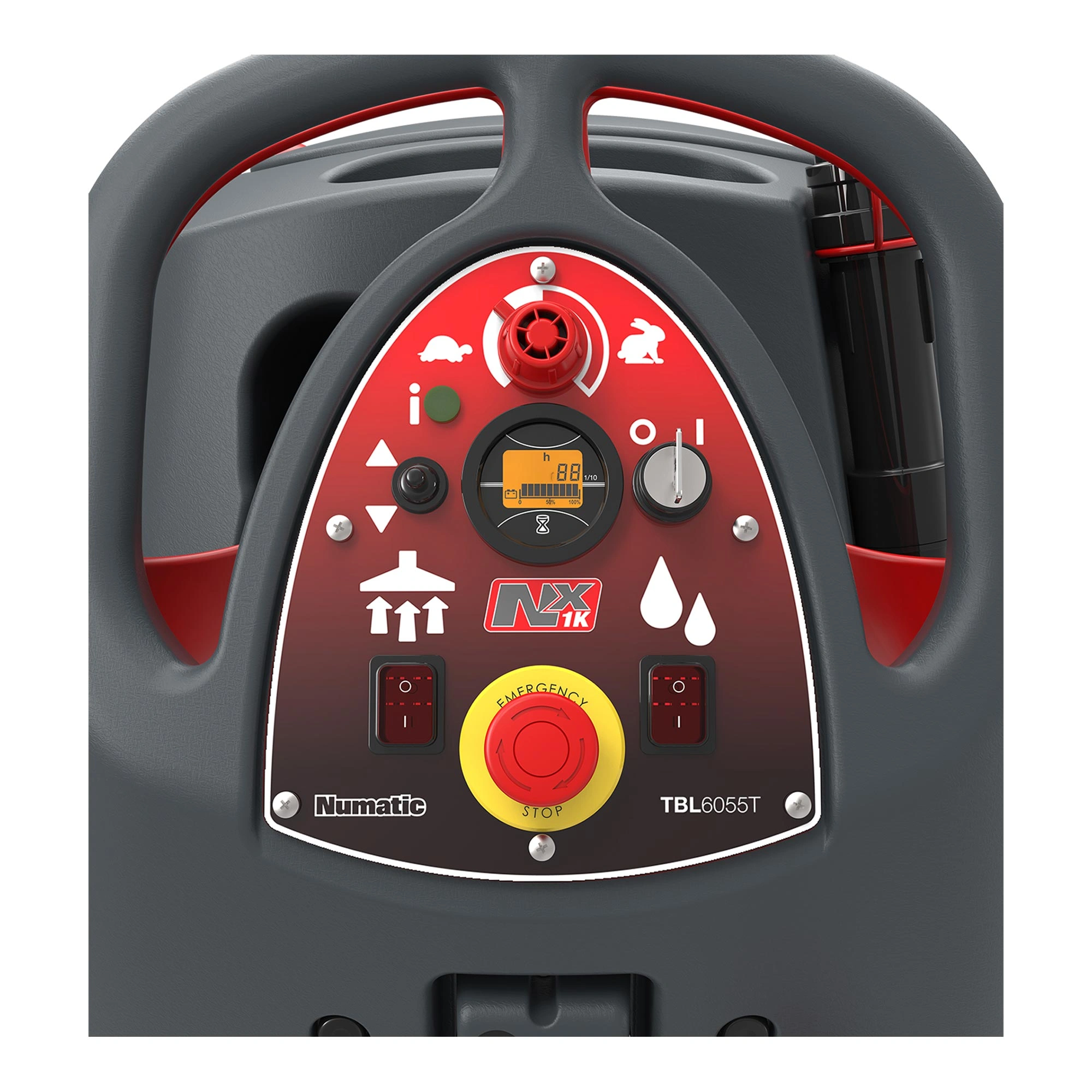 Numatic TBL6055/50T Scheuersaugmaschine inkl. Fahrantrieb, 1 Akku und Ten-Tec Scheuerbürste