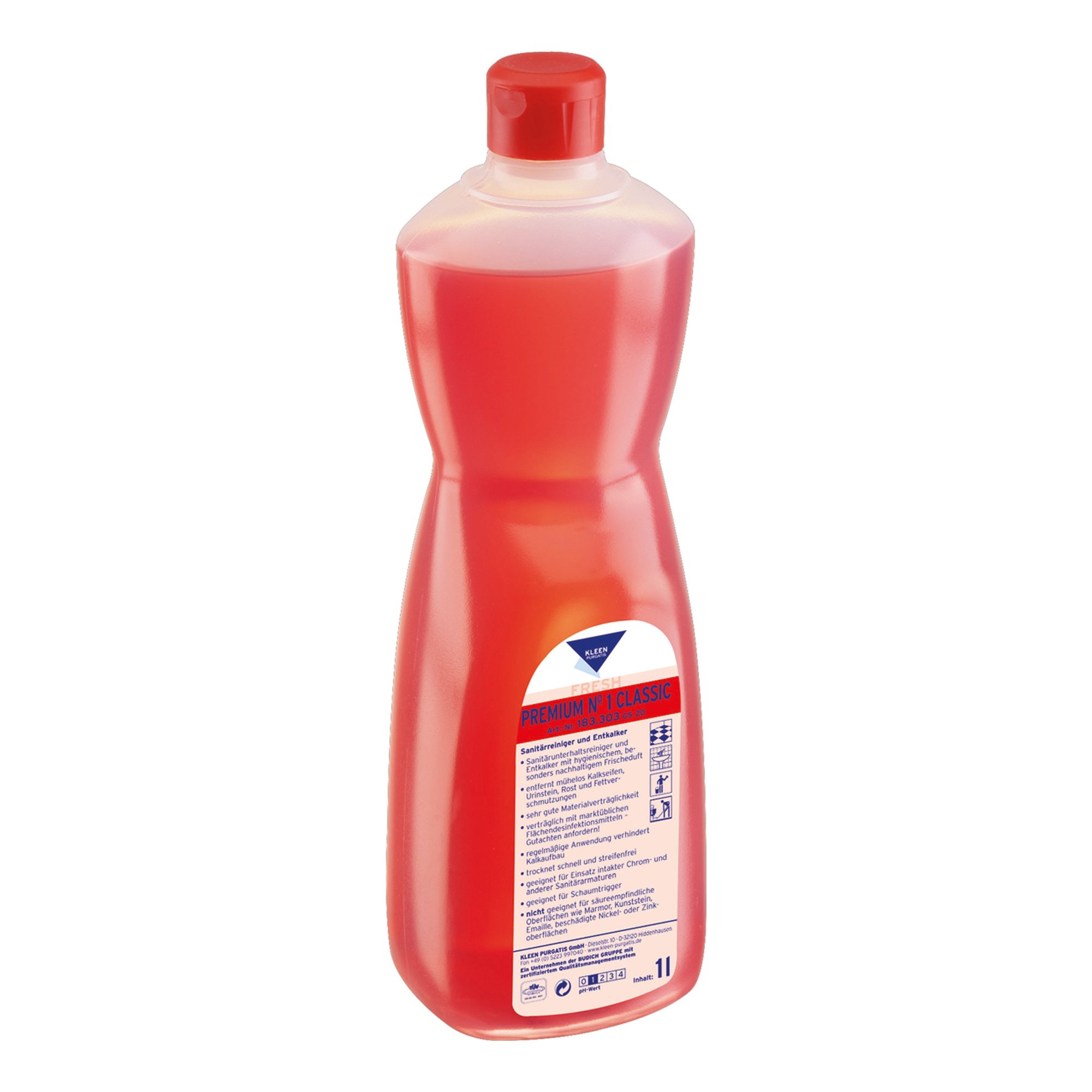 Kleen Purgatis Premium No 1 Classic Sanitärunterhaltsreiniger 1 Liter Flasche 90183303_1