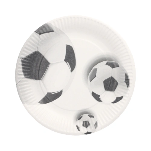 PAPSTAR Teller, Pappe rund Ø 23 cm "Soccer", 20 x 10 Stück