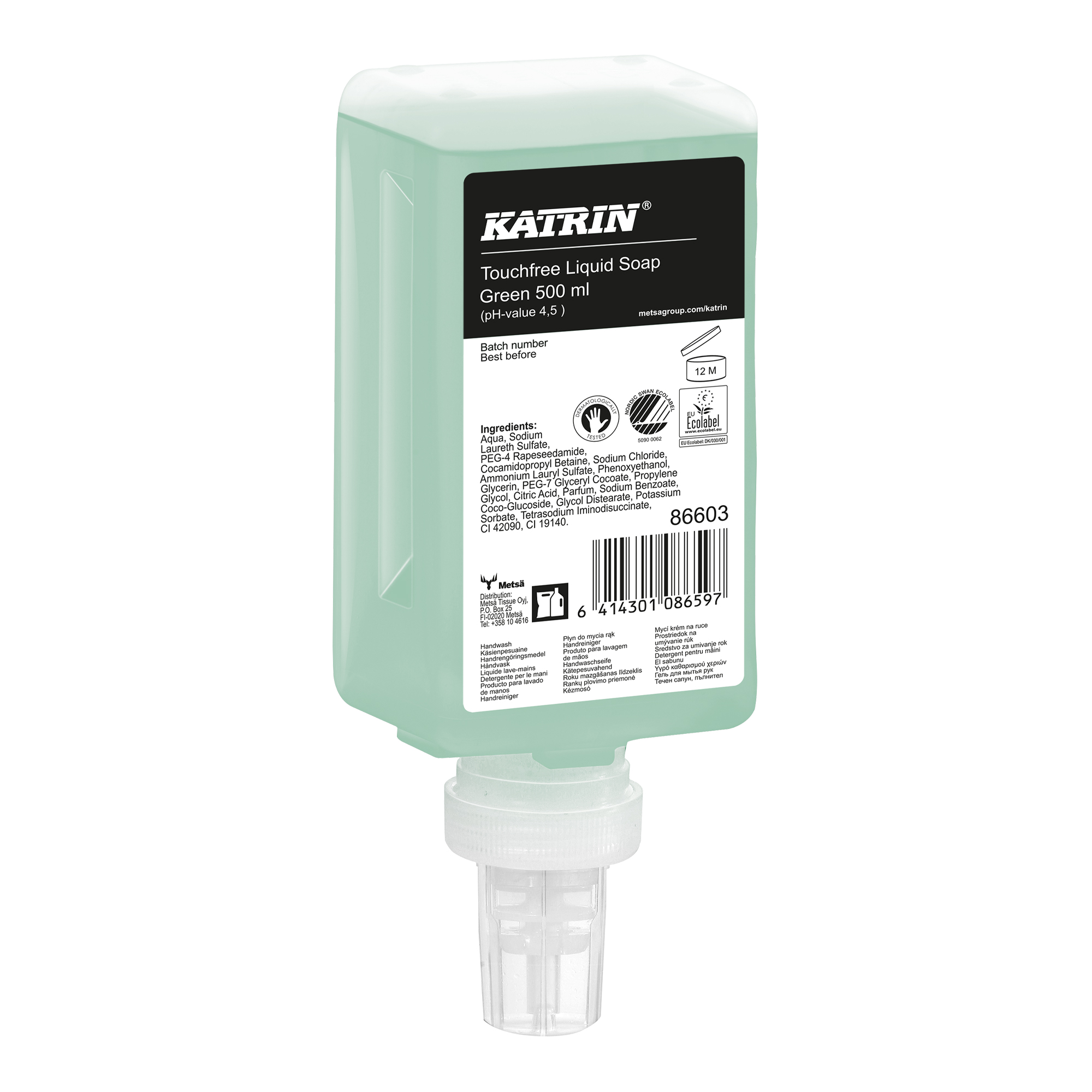 Katrin Touchfree Flüssigseife Green 12 x 500 ml