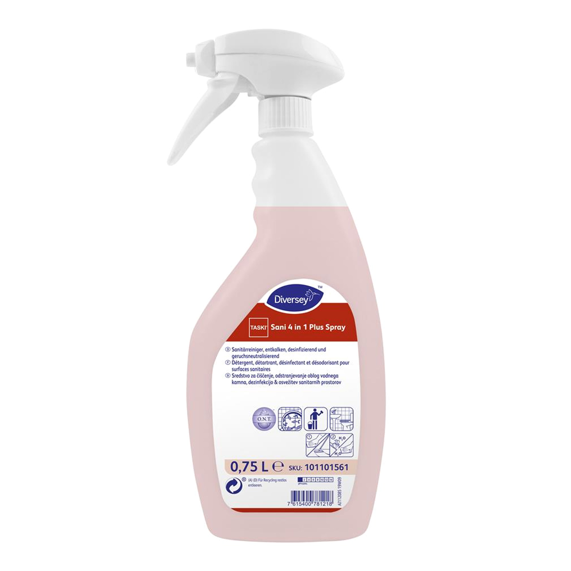 TASKI Sani 4 in 1 Sanitärreiniger Spray 750 ml 101101561_1