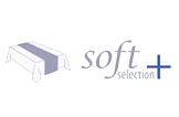 Soft Selection+ Tischwäsche Kollektion mit stilisiert gedecktem Tisch, hochwertige und pflegeleichte Stoffe für Gastronomie und Hotellerie
