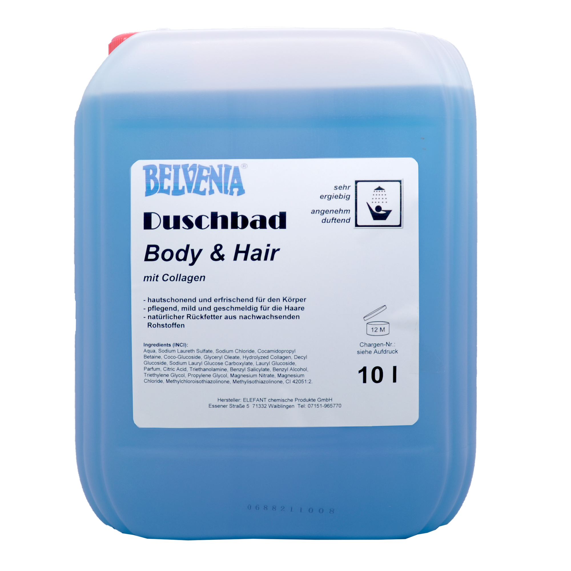 Body & Hair Duschgel und Shampoo 10 Liter