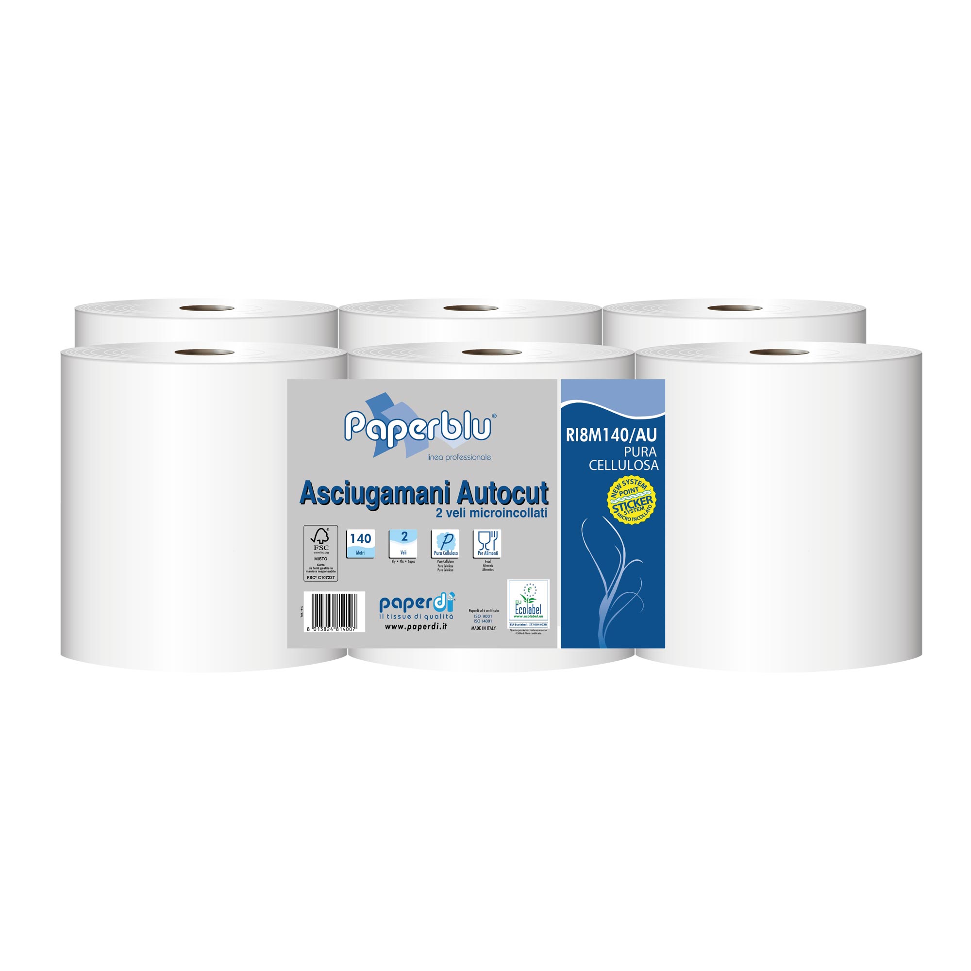 Robuste Autocut-Handtuchrollen für B2B-Hygiene Robuste Autocut-Handtuchrollen für B2B-Hygiene