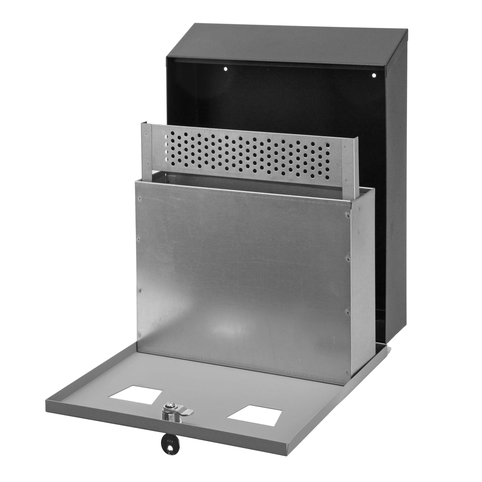 V-Part Wandaschenbecher H32 Grau-Schwarz