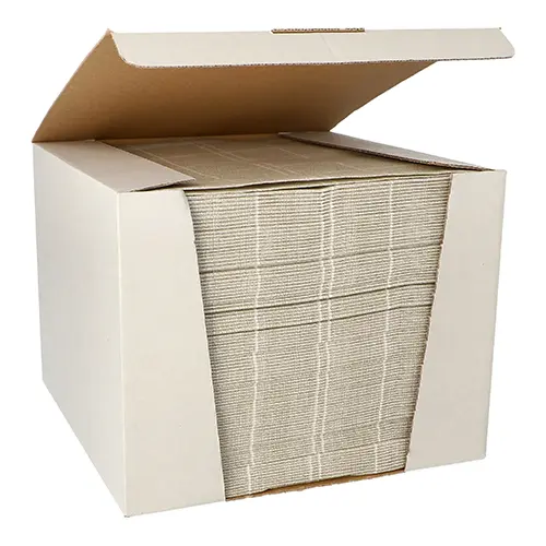 PAPSTAR Servietten "ROYAL Collection" 1/4-Falz 40 x 40 cm sand Kitchen Craft, 100 Stück im Spenderkarton, hochwertige stoffähnliche Premium-Tissue-Servietten