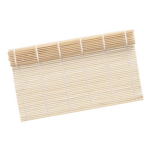 PAPSTAR Sushi-Matte Bambus "ASIA" 27 cm x 27 cm natur, 50 x 1 Stück