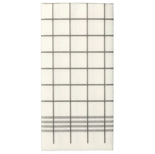 PAPSTAR 30 Servietten, 2-lagig "PUNTO" 1/8-Falz 39 cm x 40 cm grau "Kitchen Towel" mikrogeprägt