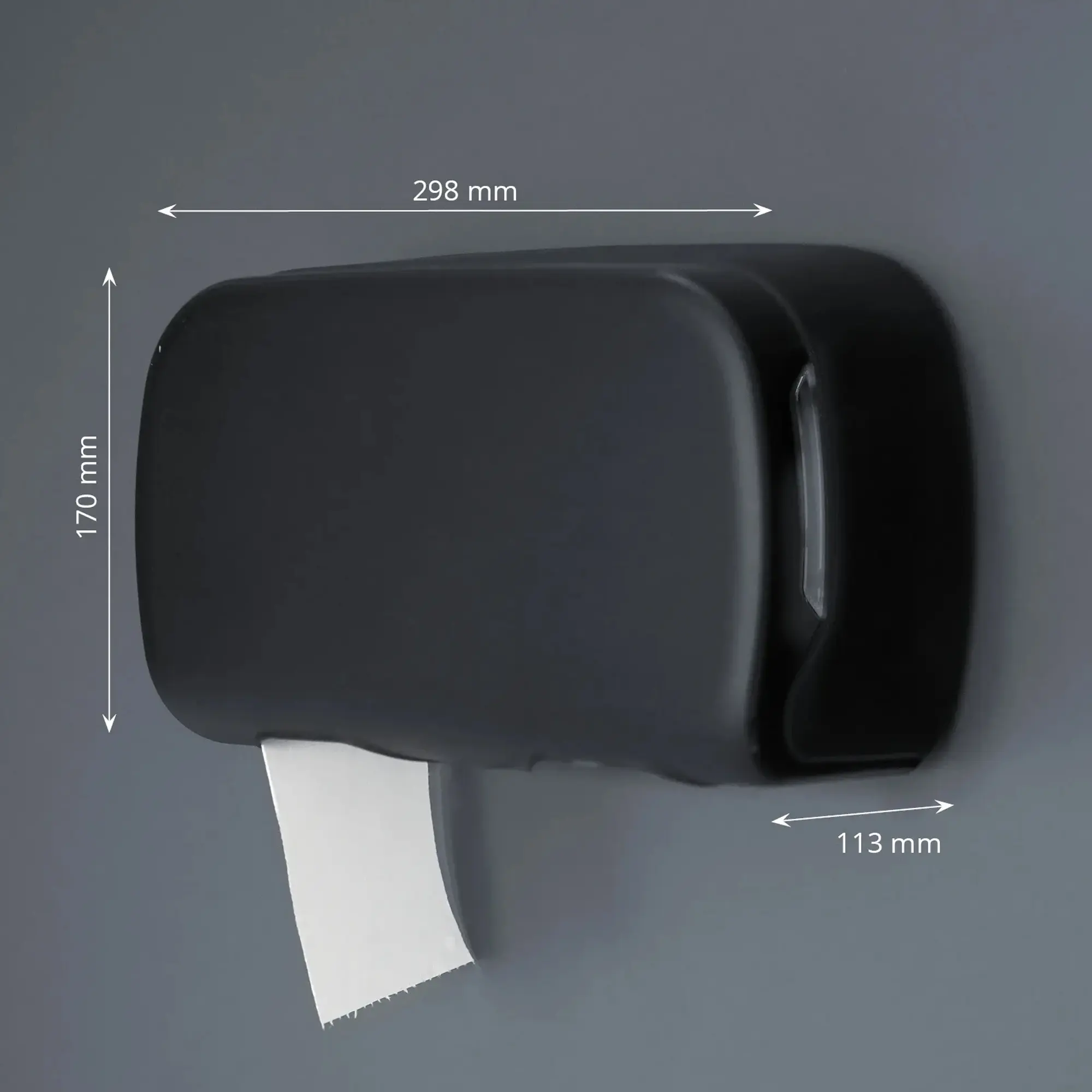 SEMYtop Toilettenpapierspender für 2 Rollen kernlos