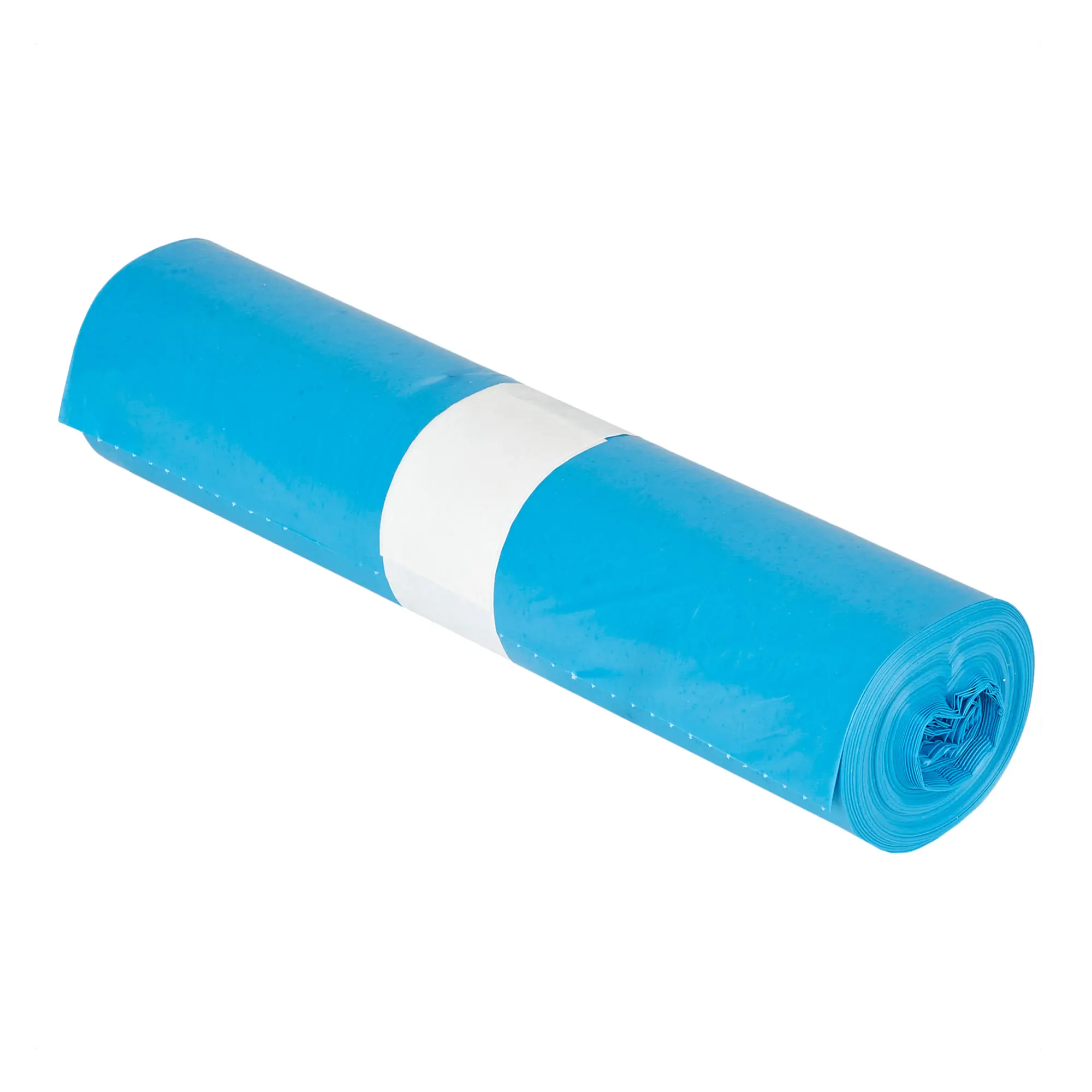 WBV Müllsäcke 70 Liter, blau, 78 my (Typ 100) auf Rolle aus extra starker, reiß- und durchstoßfester LDPE-Folie für schweren, kantigen Abfall, Art.-Nr. 400172