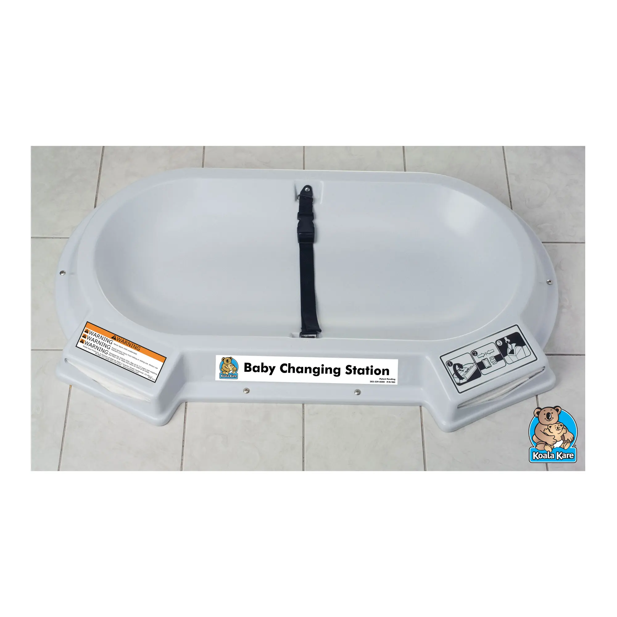 Koala Kare KB112-01CT Baby Wickelstation für Arbeitsplatten (Aufsatzmontage)