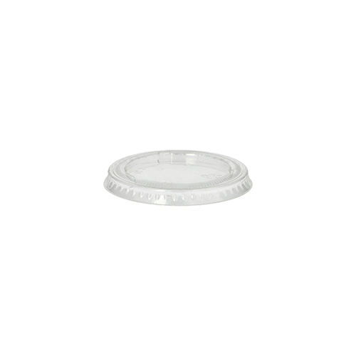 PAPSTAR 50 Deckel für Portionsbecher, PLA "pure" rund Ø 6 cm transparent