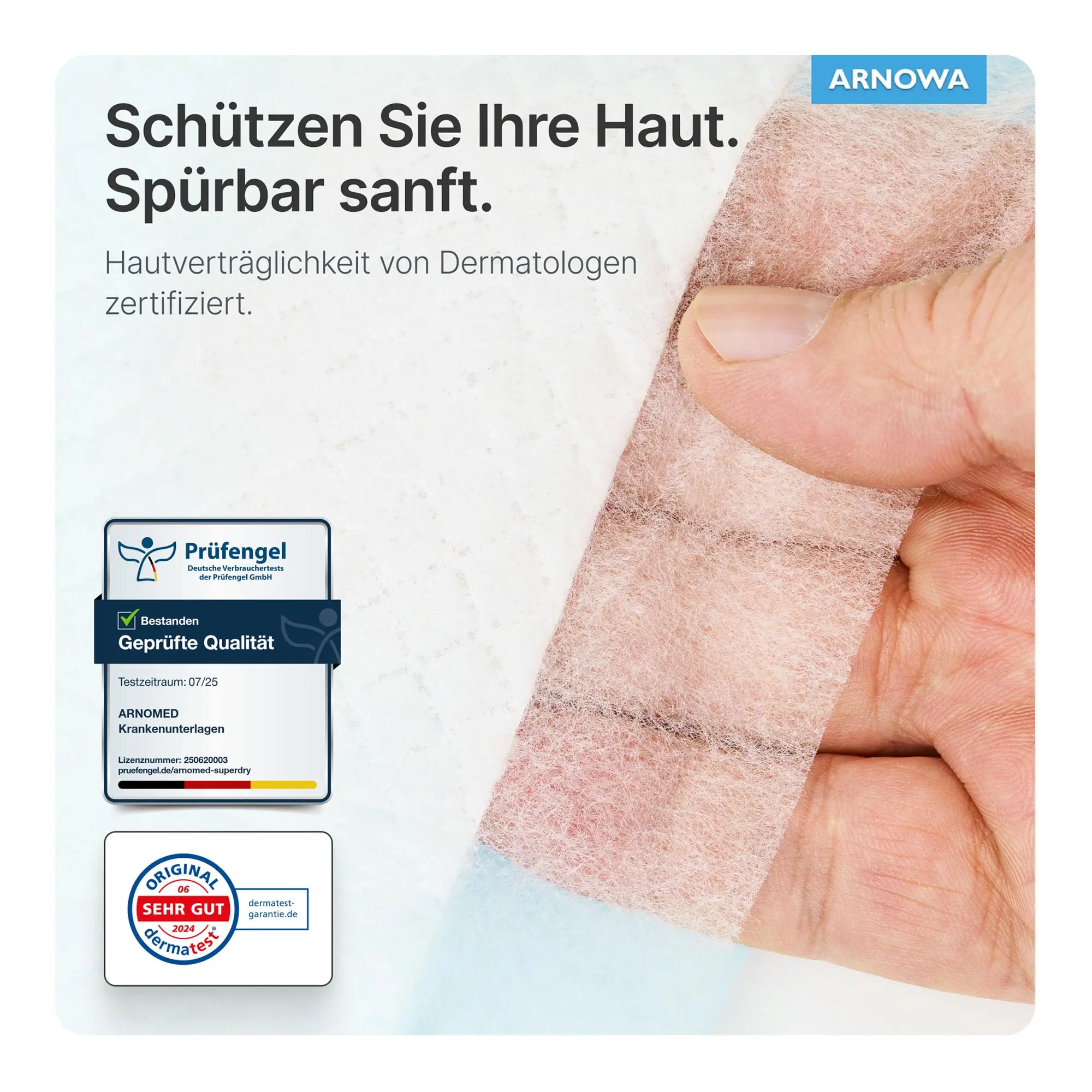 ARNOMED SUPERDRY PLUS Einweg-Bettschutzunterlagen, 30 Stück