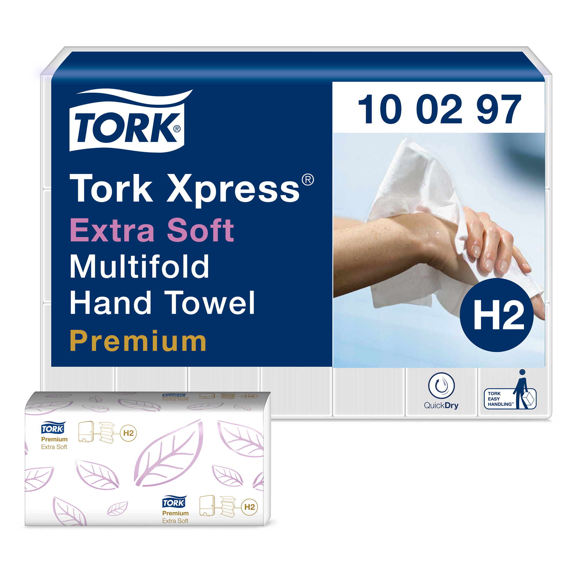 Tork Premium Papierhandtücher interfold, hochweiß 21x34cm 2100 Tücher 100297_1