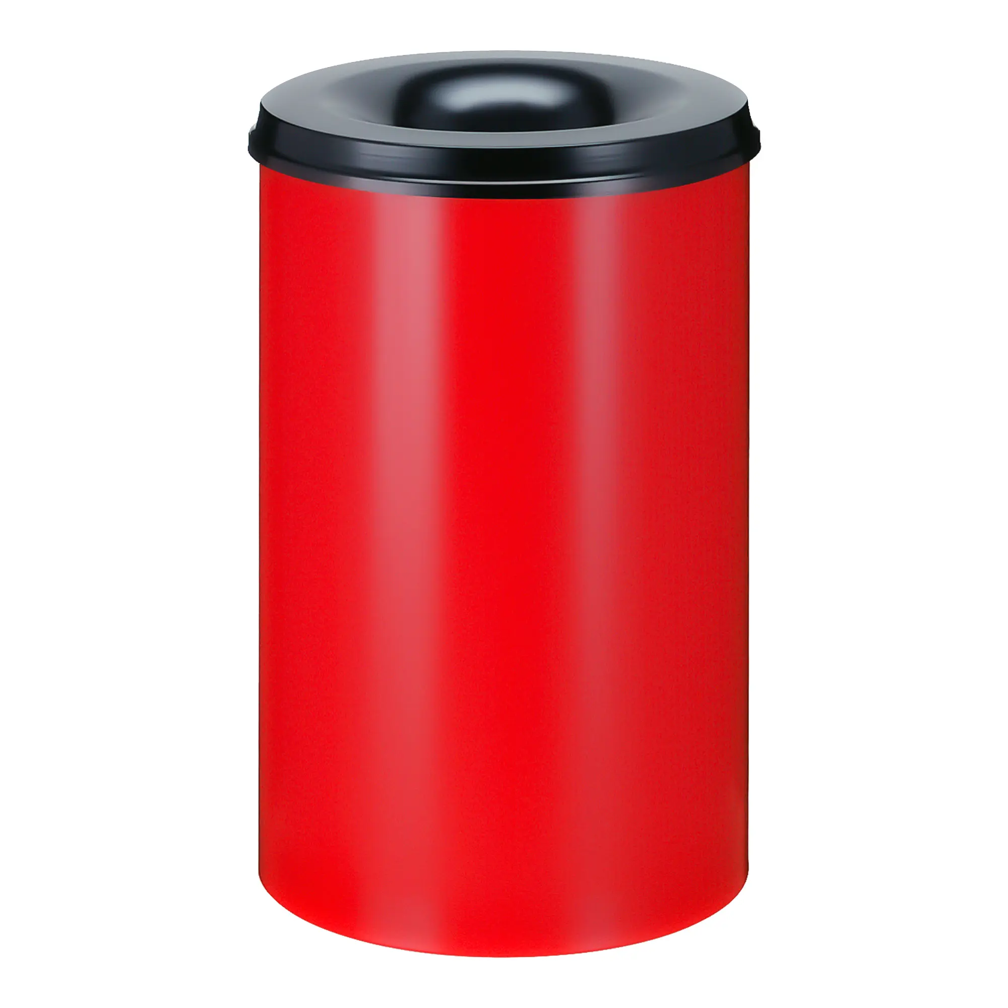V-Part Feuerlöschender Papierkorb 110 Liter rot/schwarz 31002207_1