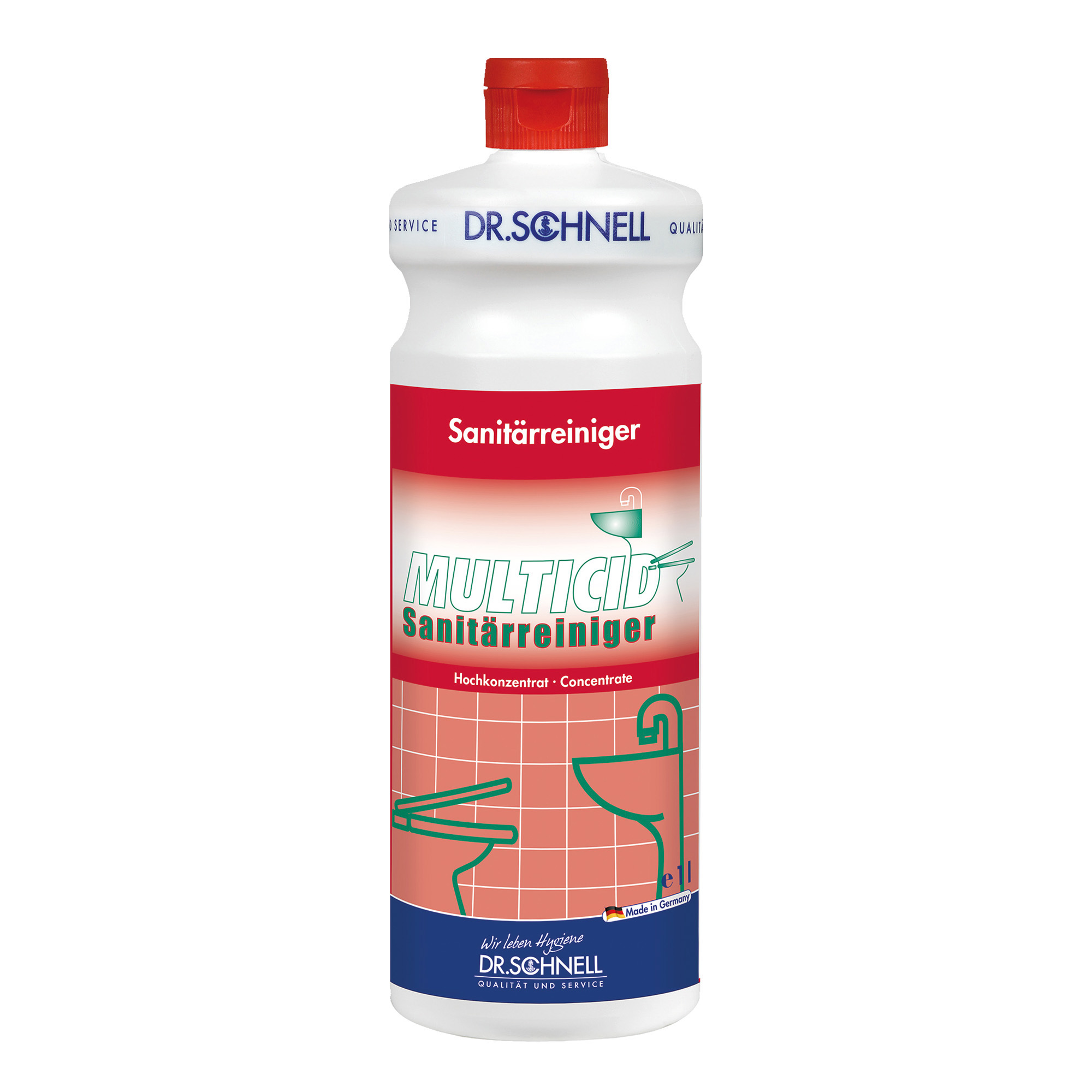 Dr. Schnell Multicid Sanitärreiniger 1 Liter Flasche 00270_1