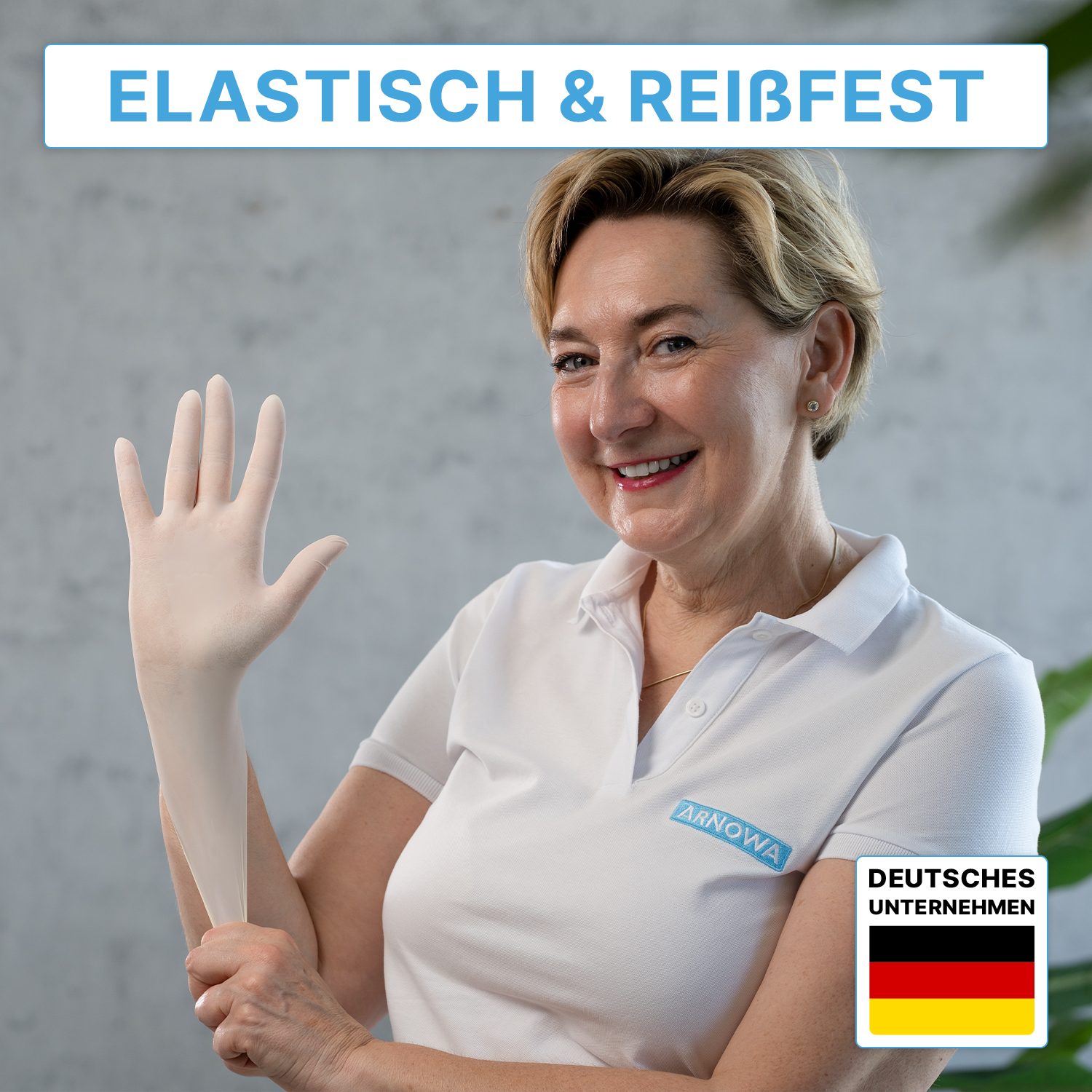 ARNOMED CLASSIC LATEX PF Latexhandschuhe naturweiß puderfrei, VE 100 Stück