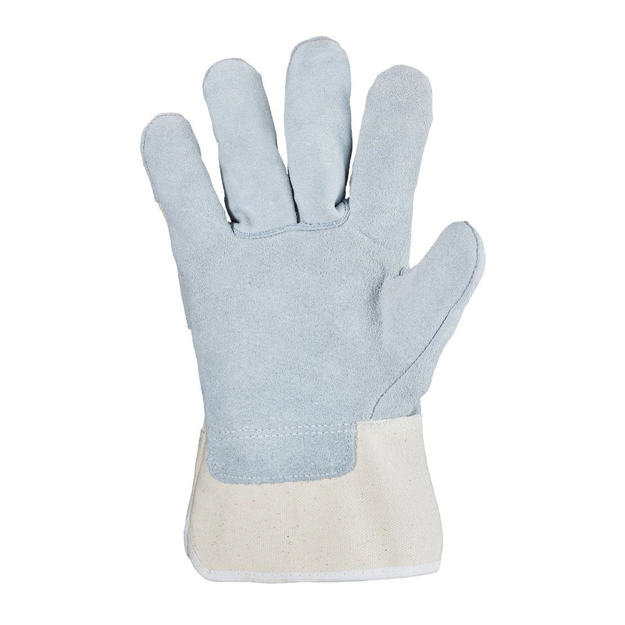Stronghand KS 0115 Arbeitshandschuhe aus Rindvollleder natur/grau, VE 120 Paar