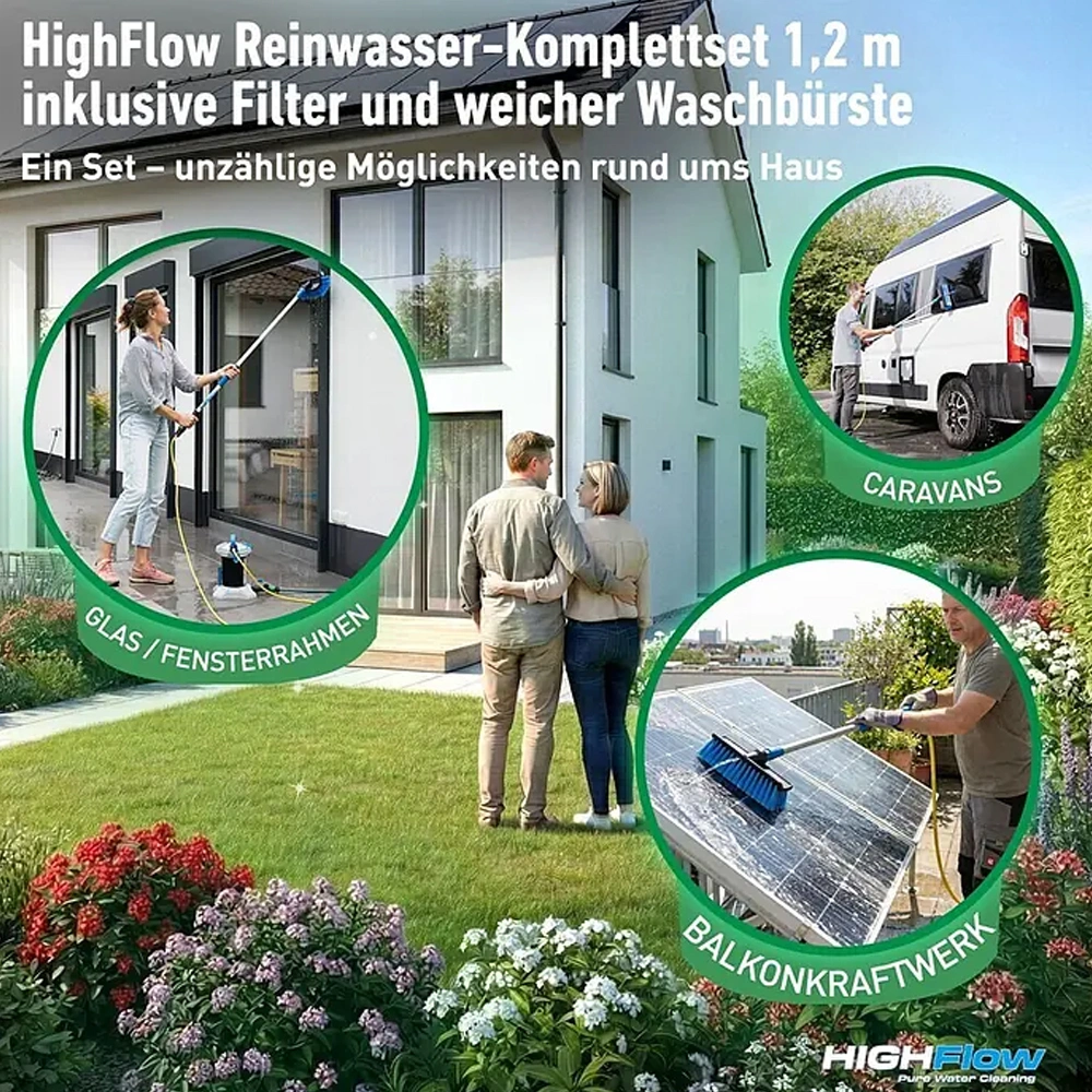 Unger AK158P Reinwassersystem HighFlow Set 1,2 m