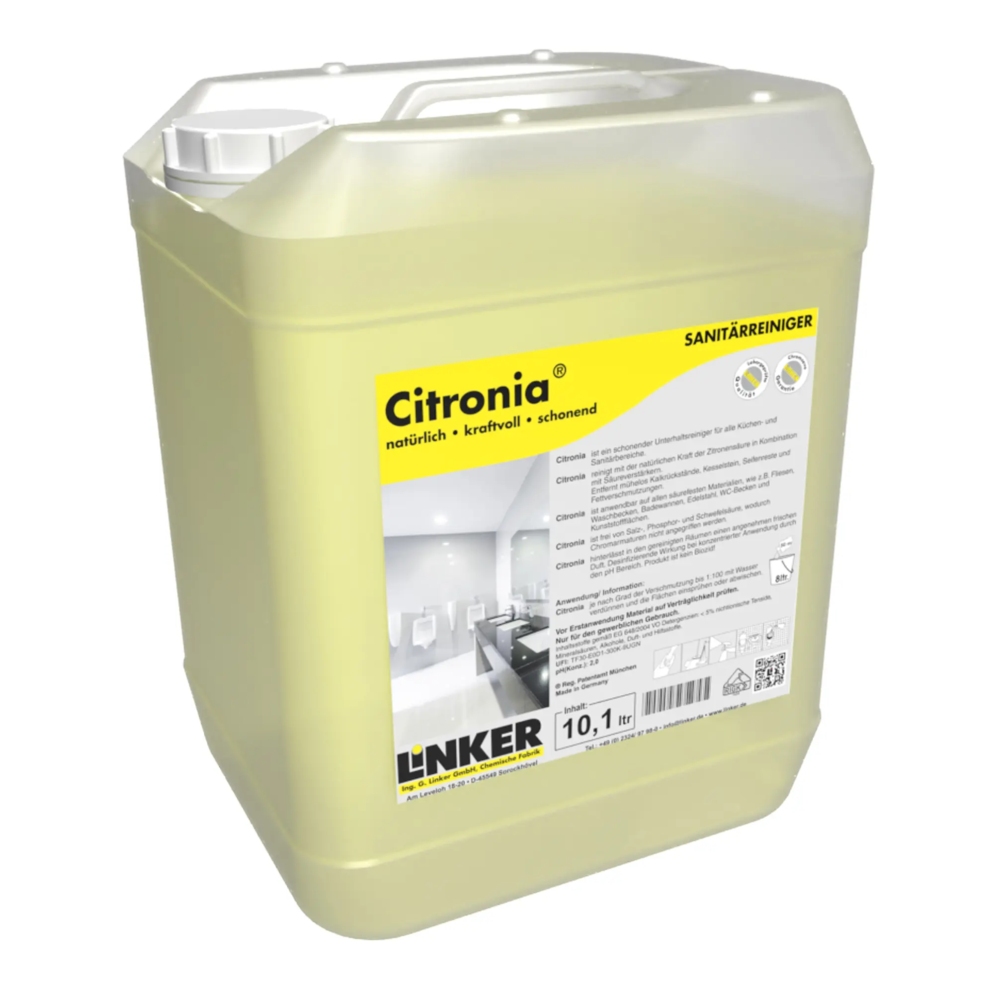 Linker Sanitärreiniger Citronia 10 Liter Kanister 011-10_1